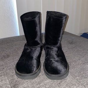 UGG New Black Velvet Boots